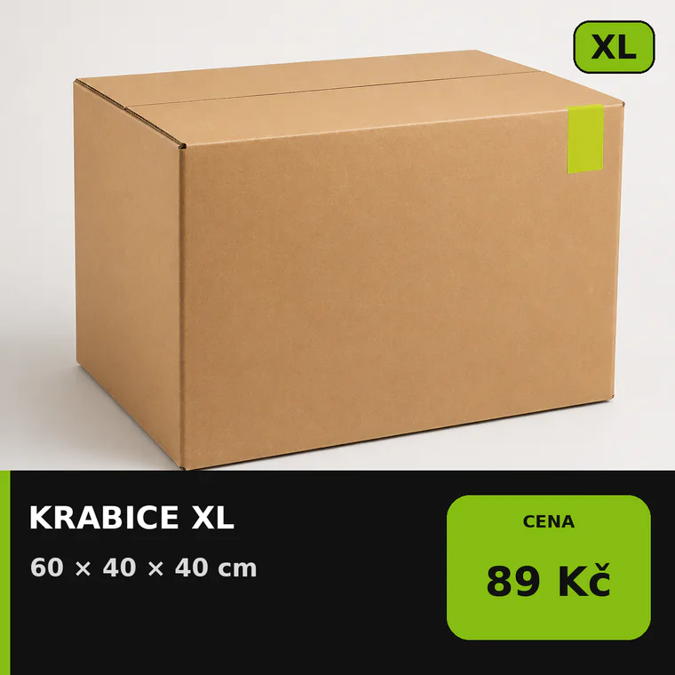 Krabice XL 60 × 40 × 40 cm, cena 89 Kč